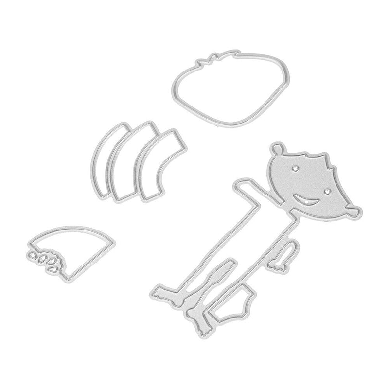 Snowvirtuos 4pcs Watermelon Boy DIY Stencil Cutting Tools? Emboss Scrapbook