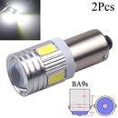 LED 12V 5630 6 SMD Car Wedge Side Light BA9S T4W H6W 363  License Plate Bulb