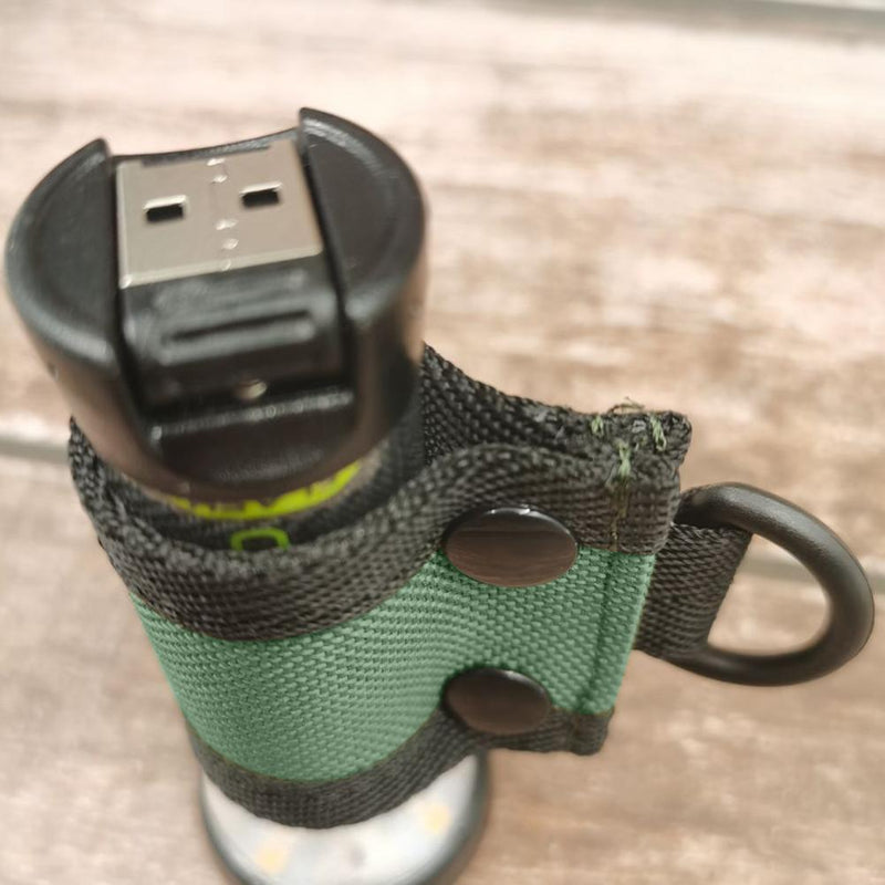 Camping Torch Light Cover Case for Goal Zero Black Dog ESLNF (Army Green)