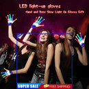 #A Skeleton Glowing Gloves Halloween Orgy Colorful Luminous Finger Bone Gloves P