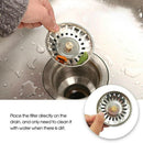 For Kitchen Sink Plug Strainer Drainer Steel Replacement Waste G4K3