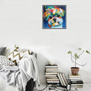 5D DIY Diamond Painting Lovely Colorful Dog Cross Stitch Embroidery Rhinest