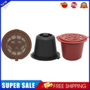 3pcs Refillable Reuse Coffee Capsule Filters for Nespresso Machine (Multi)