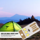 Outdoor Camping Mini LED Lights Energy Saving Rechargeable Lamp (5pcs) Newly