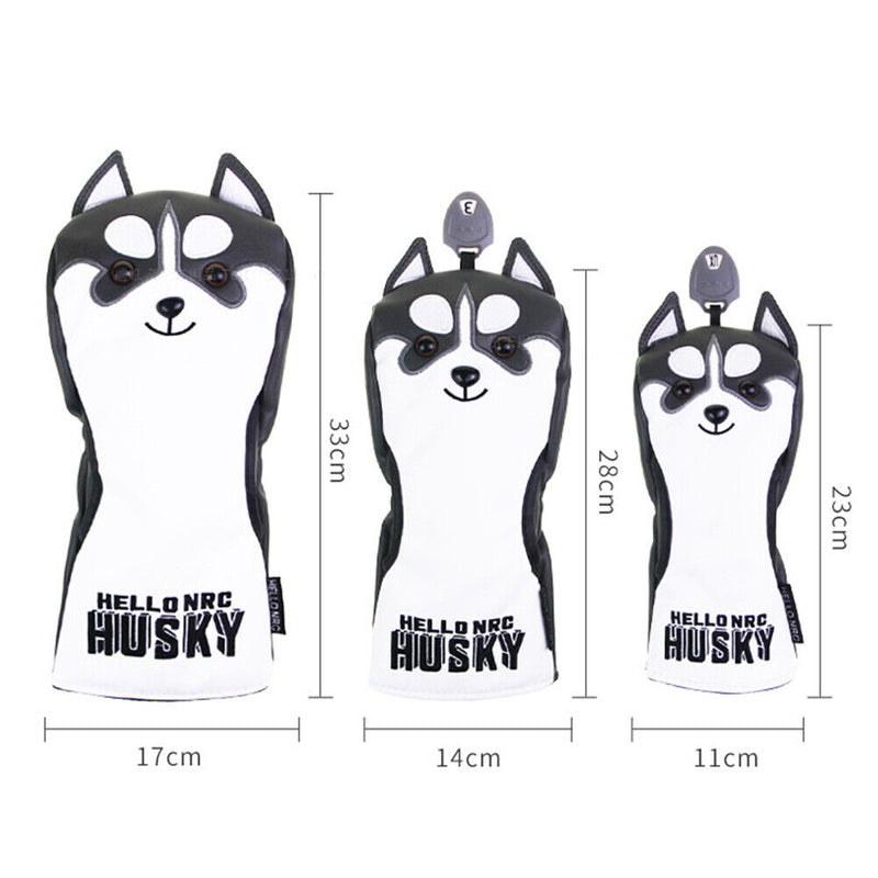 Husky Golf Club Protection Cover Waterproof PU Golf Putter Headcover (UT) Newly