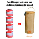 Gas Tanks Storage Bag Oxford Cloth Camp Hiking Fuel Protective Case (Large)