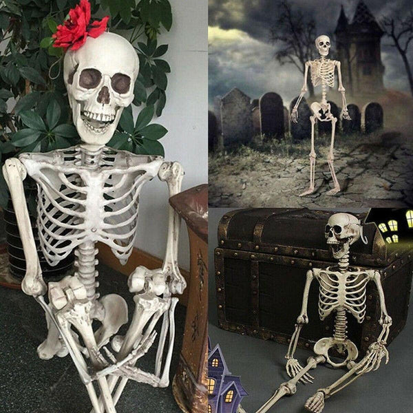 40cm Halloween Human Skeleton Halloween Garden Decoration Ornament`