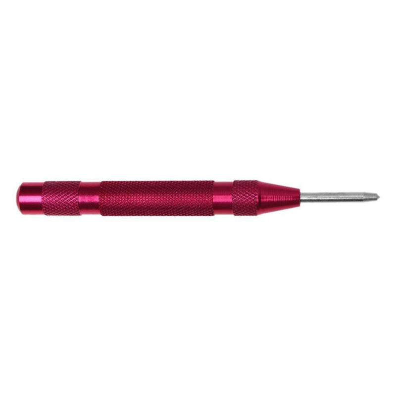 Automatic Centre Punch Steel Spring Loaded Marking Holes Hand Tool(Red) Newly