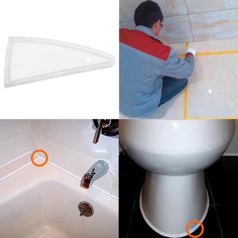 Sealant Silicone Grout Remover Scraper Tile Cleaner Caulking Tool Kit(White