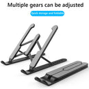 Laptop Support Holder Foldable Notebook Tablet Cooling Stand (Black) Newly
