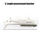 BIKERSAY 7 in 1MTB Road Bicycle Chain Wear Indicator Chain Checker Ruler Gauge