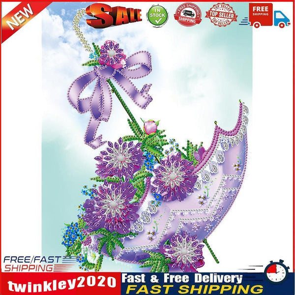 5D DIY umbrella Special Shape Diamond Painting Rhinestone Home Decoration Newly