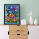Diamond Painting Kit 5D Special Shaped DIY Clownfish Rhinestone Picture Ornam