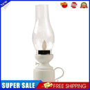 Retro LED Flameless Candle Lights Electronic Tealights Ornament (White)