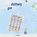 4 Slots Smart USB Battery Charger Nickel Hydrogen AA AAA Battery Station