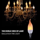 Matefielduk E14 3W LED PC Lamp Dimmable Flame Effect Anti-UV Emulation (2835SMD