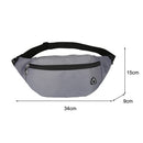 Fashion Mobile Phone Bags Solid Color Chest Bags Unisex Multi Pocket for Outdoor