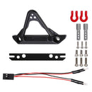 Front Bumper with Light for 1/24 Axial SCX24 RC Crawler Jeep Wrangler Parts