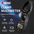 Digital Clamp Meter DC/AC Multimeter Ammeter Voltage NCV Ohm Tester (Black)