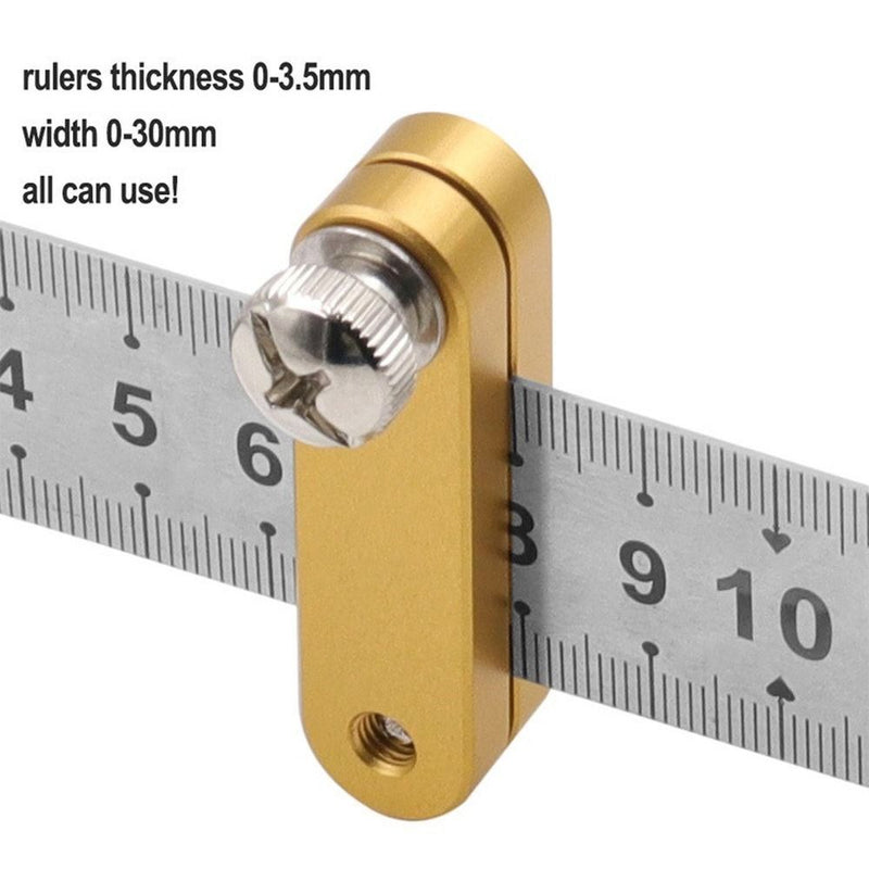Block Carpentry Scriber Angle Scriber Line Marking Gauge Ruler Locator
