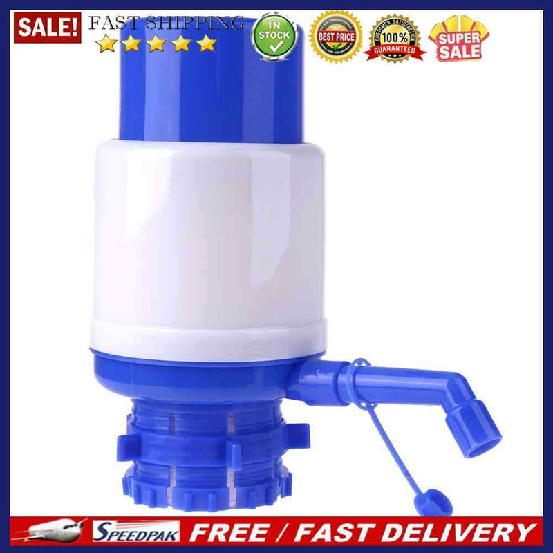 Portable Bottled Drinking Hand Pressure Pump Camping Press Water Dispenser
