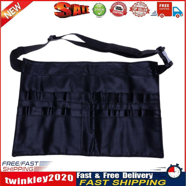 Makeup-brush Bag Black Apron Belt Professional PVC Makeup Tool Case Bag Newly