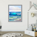 Pictures Frame for Diamond Painting Oil Paint DIY Self-adhesive (Grey)