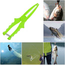 Plastic Fishing Clamp Portable Fishing Pliers Lock Clip Gripper (Green) Newly