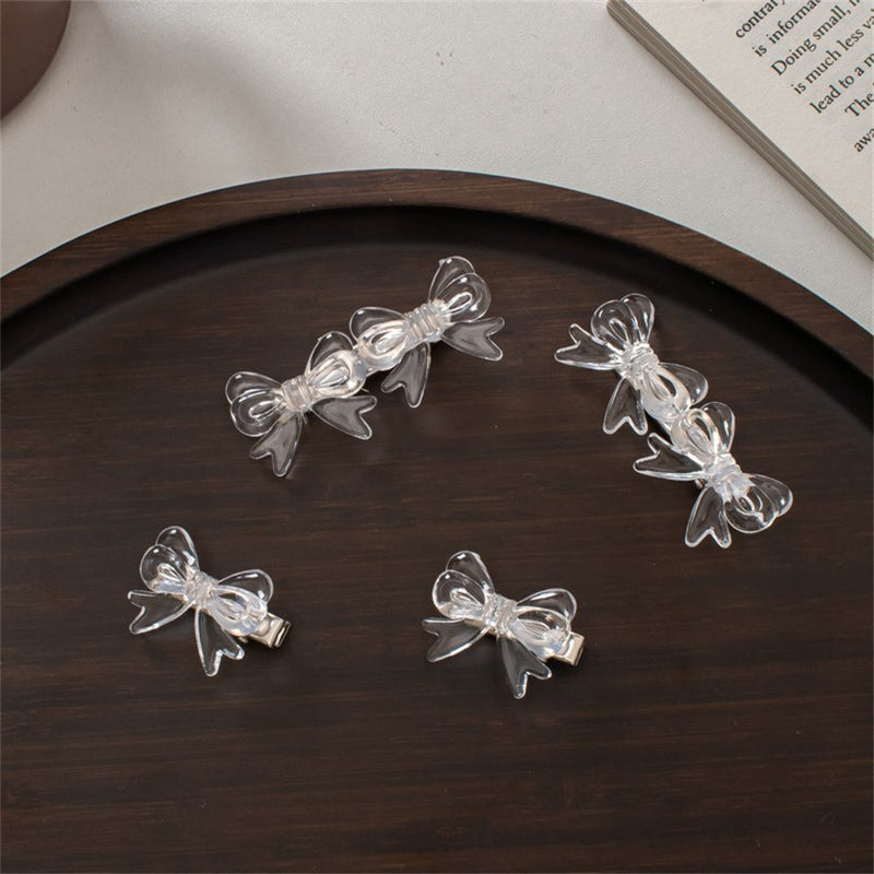 Women Girl Hair Accessories Small Bow Cute Hair Claw Hair Clip Bangs Hairpins