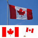 Fabric Canada Flag Canadian National Banner Single-sided Printing Maple Leaf