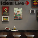 Cart Dog Retro Metal Plate Tin Sign Plaque Poster for Bar Club Cafe (1)