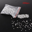 2000pcs Crystal Flat Back Rhinestones Table Confetti Wedding Party Scatter