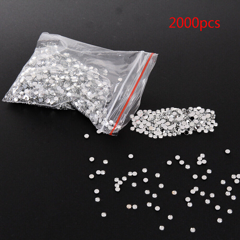 2000pcs Crystal Flat Back Rhinestones Table Confetti Wedding Party Scatter
