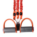 Pedal Resistance Band Set Break-Proof Strength Adjustable Pedal (Red) Newly