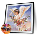 5D DIY Diamond Painting Angel Girl Full Drill Art Wall Pictures Rhinestone Gift