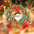 #A 5D Mosaic Painting Pendants Christmas Acrylic Handmade for Children Crafts Gi