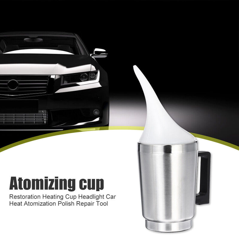 Auto Car High Brightness Restoration Headlight Heating Cup Polish Repair Tool