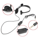 3.5mm Wired Monaural Headset with Noise Cancelling Microphone for PS4 Controller