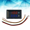 DC0-100V/10A 50A 100A Panel Amp Volt Voltage Current A4W1 Q3T2 Meter Tester C3R3
