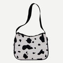 Fashion Cow Milk Print Crossbody Bags Women Canvas Casual Shoulder Handbag Pouch