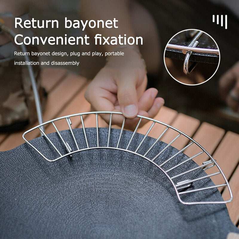 Baking Net Portable Baking Plate Heat Insulation Outdoor Baking Plate for Travel