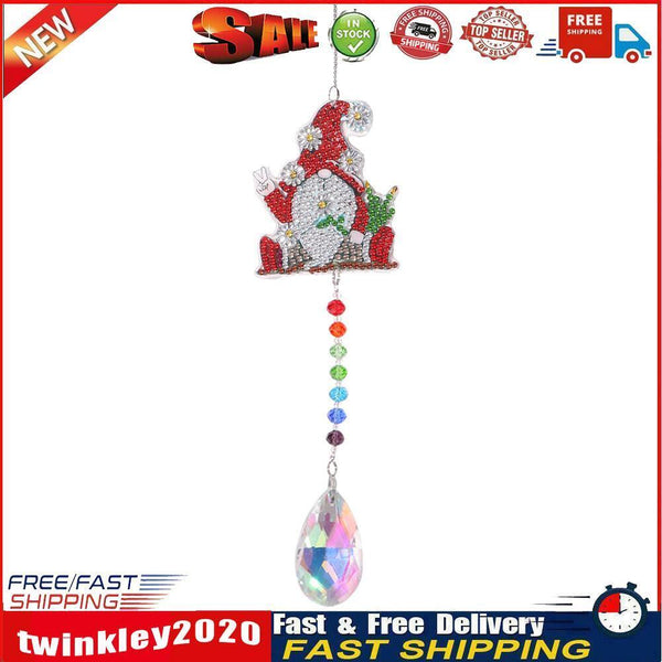Diamond Painting Wind Chime 5D Crystal Dream Light Catcher Pendant (AA901) Newly