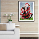5D DIY Diamond Painting Love Cat Full Round Drill Art Picture Rhinestone Decor