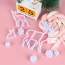 Snowflake Cake Decorating Christmas Biscuit Mold Baking Mould Cookies Cutter