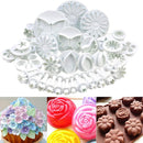Plastic Flower Fondant Baking Mould Cookies Mold Cake Icing Plunger Decor Too