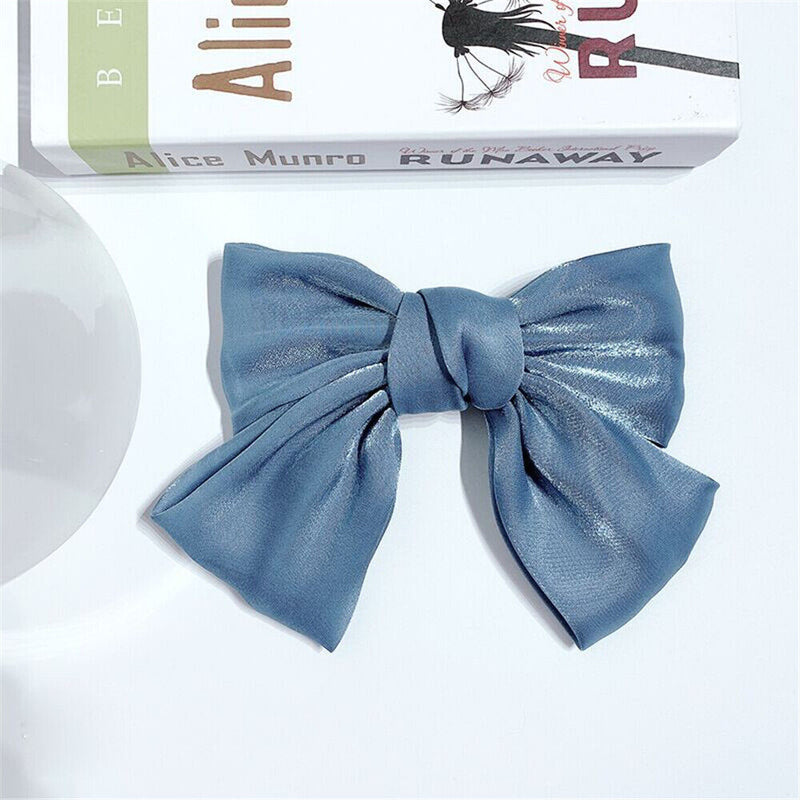 Women Girls Floral Hair Accessories Barrettes Big Bow Hairpin Bow Hair Clips