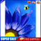 Blue Daisy Oil Paint By Numbers DIY Handpainted on Canvas Wall Art (B883)