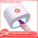 Nail Gel Dryer Soft Timing Lighting High Energy Efficiency No Black Hands Design