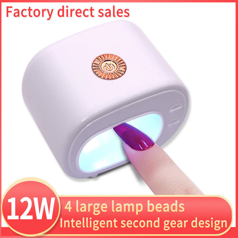 Nail Gel Dryer Soft Timing Lighting High Energy Efficiency No Black Hands Design