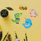 DIY Full Drill Round Cartoon Animal Diamond Painting Xmas Children Stickers